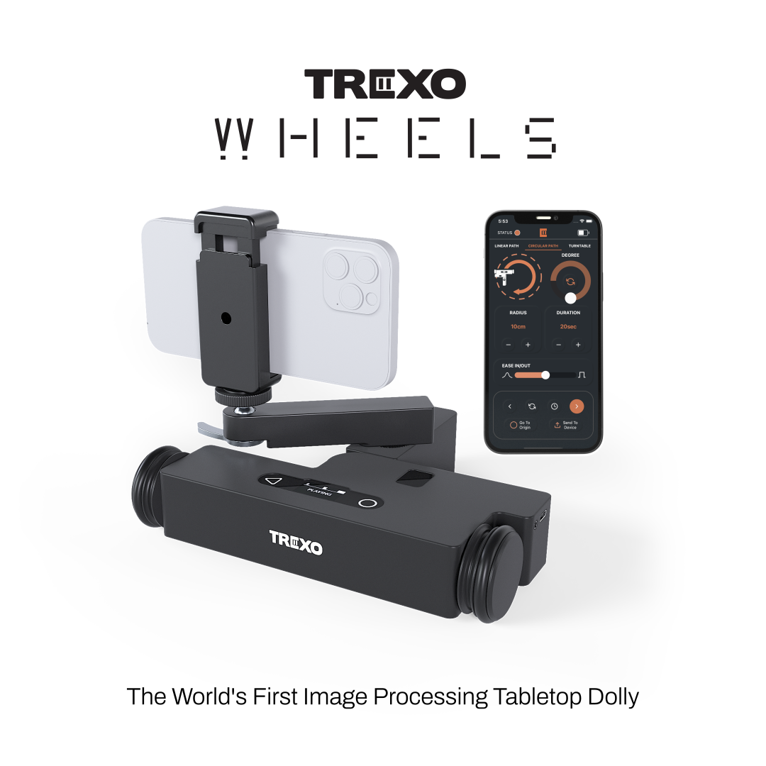 Trexo Wheels | Tabletop Camera Slider