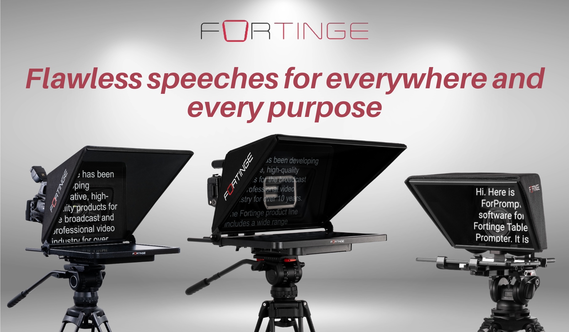 FORTINGE Teleprompters